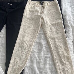 Embroidered Jean pant